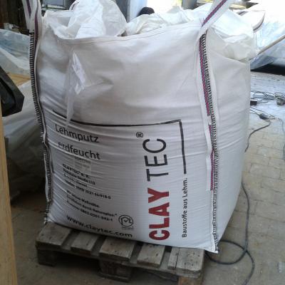 a big bag of clay plaster to use as mortar