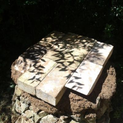 Schamotteboden fertig