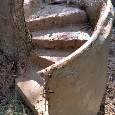 Die Treppe sieht schon ganz passabel aus