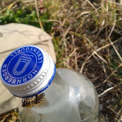 … und sie liebte meine Wasserflasche. War interessant zu beobachten.